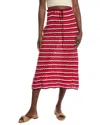 Farm Rio Colorful Stripes Crochet Skirt In Multi