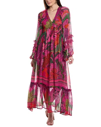 farm rio cool leopards maxi dress FARM RIO Black Cool Leopards Maxi Dress Women's Size XS $275 NWT