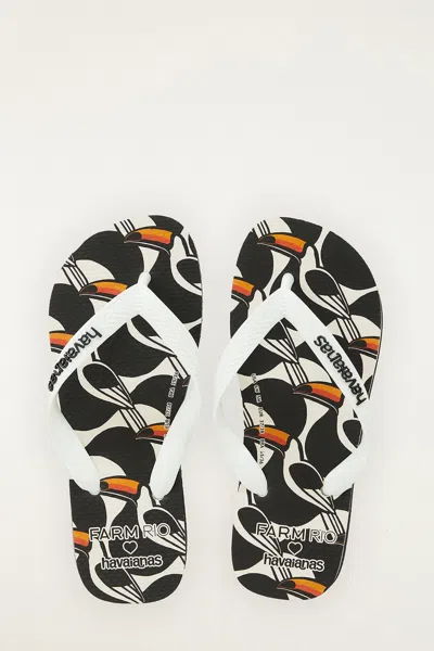 Farm Rio Copatucano Havaianas In Black