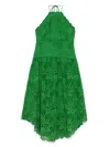 Farm Rio Sangallo Lace Midi Dress