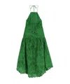 Farm Rio Sangallo Lace Midi Dress