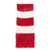 Farm Rio Open-knit Maxi Skirt In Red