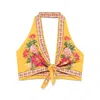 Farm Rio Spring Awakening Cotton Crop Top