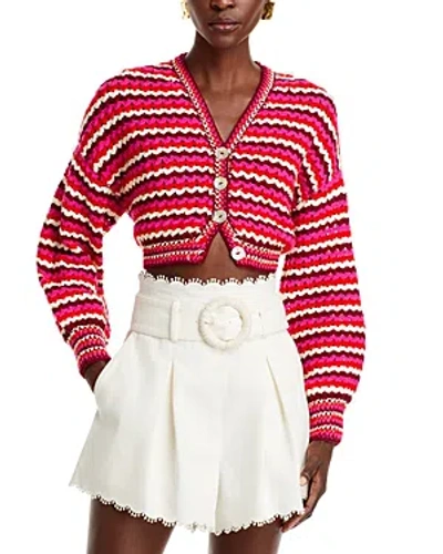 Farm Rio Crochet Cardigan In Colorful