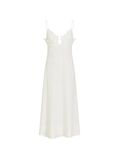 Farm Rio Cut-out Spaghetti-strap Maxi Dress In White