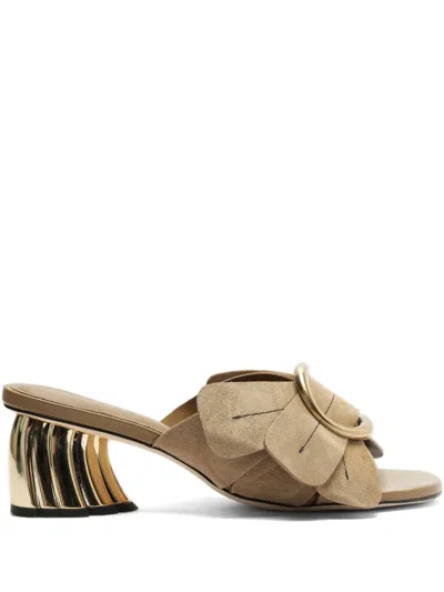Farm Rio Daisy Mules In Green