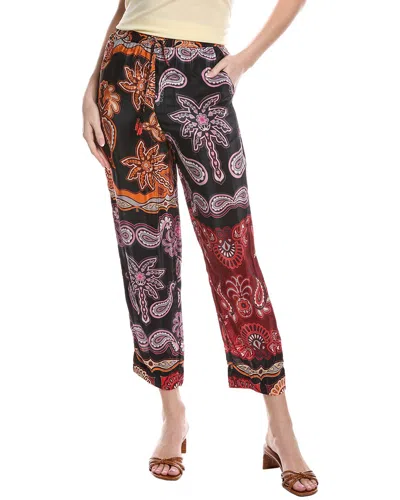 Farm Rio Drawstring Pant In Black