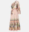 Farm Rio The Dream Garden Pink Maxi Dress The Dream Garden Pink In Pink
