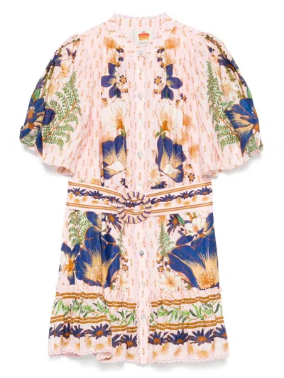 FARM RIO DREAM GARDEN MINI DRESS