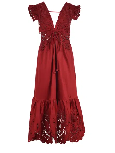 Farm Rio Dress In Red