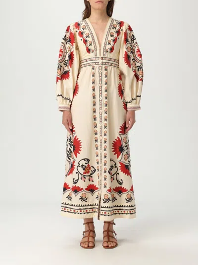FARM RIO DRESS FARM RIO WOMAN COLOR BEIGE,G99033022