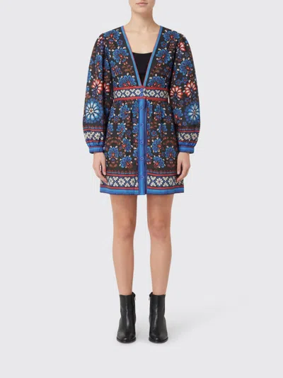 Farm Rio ドレス  レディース カラー ブラック In Blue