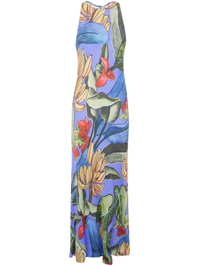 Farm Rio Tropical-print Maxi Dress In Multi