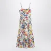 Farm Rio Greek Garden Floral Midi Dress