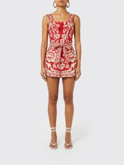 Farm Rio Dress Woman  In Red