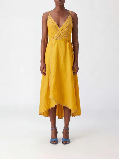 Farm Rio Dress Woman In Yellow