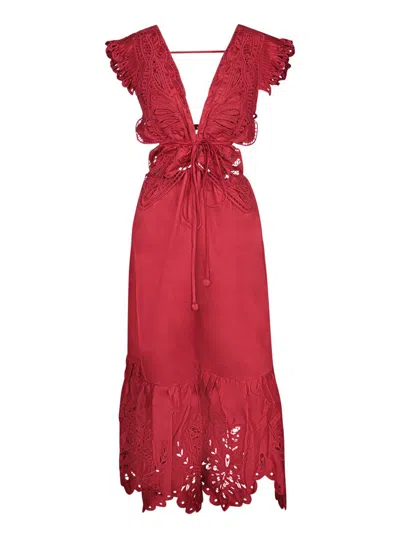 Farm Rio Dresses In Red