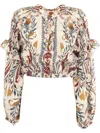 Farm Rio Romantic Lightness Cream Long In Romantic Lightness Cream