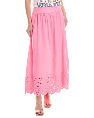 Farm Rio Embroidered Maxi Skirt In Animal Print