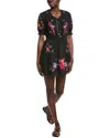 FARM RIO EMBROIDERED MINI DRESS