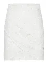 Farm Rio Broderie-anglaise Mini Skirt In White