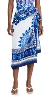 FARM RIO FLORA TAPESTRY SARONG FLORA TAPESTRY OFF-WHITE