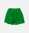 Farm Rio Floral Cotton-blend Terry Shorts