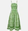 Farm Rio Floral Cotton Maxi Dress In Multicoloured