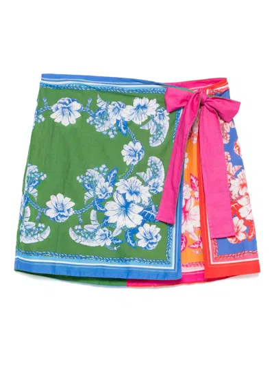 Farm Rio Floral Elegance Cover Up In Pink