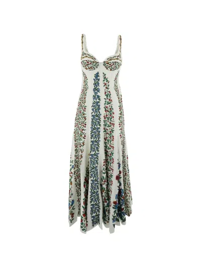 Farm Rio Fruit Beauty Maxi Dress Fruit Beauty Off-white In Multi