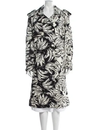 Pre-owned Farm Rio Floral Print Coat W/ Tags In Multi