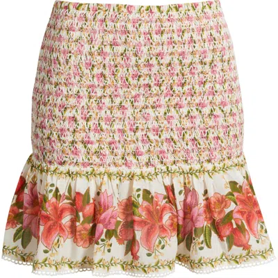 FARM RIO FARM RIO FLORAL PRINT MINISKIRT