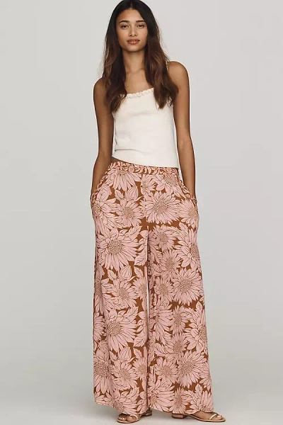 Farm Rio Floral Printed Wide-leg Pants In Multi