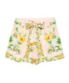 Farm Rio Botanical Beauty Tie Waist Shorts In Multi