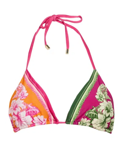 Farm Rio Floral Triangle Bikini In Multi