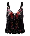 Farm Rio Floral-pattern Straps Top In Multi