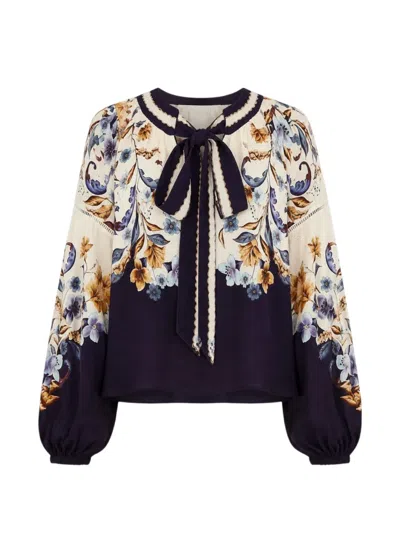 Farm Rio Bluse Mit Blumenprint In Multi