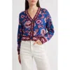 Farm Rio Flower Delicacy Jacquard Cardigan