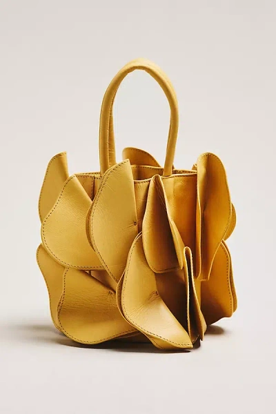 Farm Rio Flower Satchel Bag In Yellow