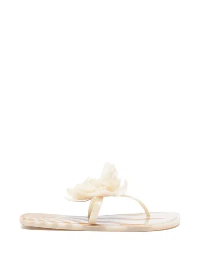 Farm Rio Flower Thong Flip-flops In Neutral