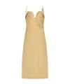 FARM RIO FLOWERED-BUST MIDI DRESS