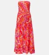 Farm Rio Flying Birds Midi Dress