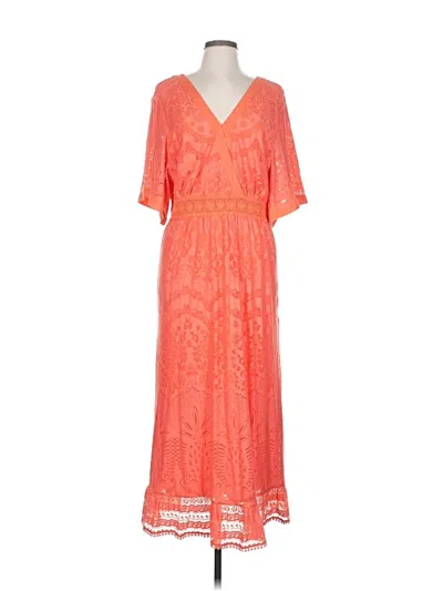 Farm Rio For Anthropologie Casual Dress In Orange