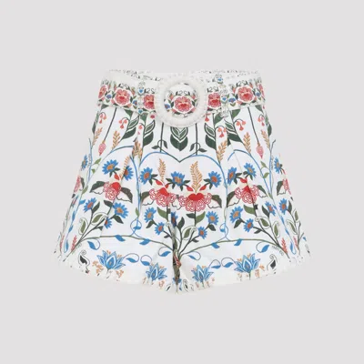 Farm Rio Fraga Print Cotton Rio Shorts In Multicolour