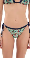 Farm Rio Tie Side Side Bikini Bottom In Multi