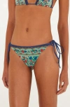 Farm Rio Tie Side Side Bikini Bottom In Multi