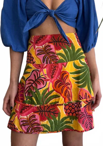 Farm Rio Fruit Dream Mini Skirt In Floral