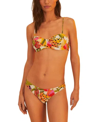 Farm Rio , Fruits Paradise Low Full Bikini Bottom In Multi