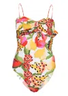 Farm Rio Fruits Paradise One Piece In Green