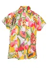 Farm Rio Fruits Paradise Shirt In Multi